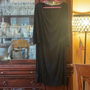 TIANA B. Sparkling black dress size 22